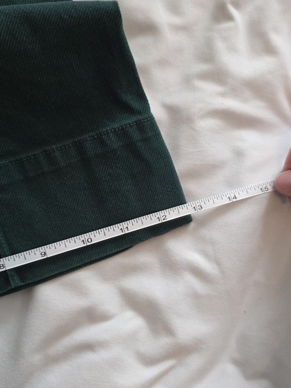 Anthropologie High Waisted Wide Leg Green Trousers Size 4 Tailored Trouser Pant - Picture 12 of 12